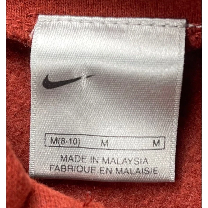 Nike оранжевый полный молнии флисовый жилет женщин средний без рукавов спортивная куртка - Изображение 4 из 4