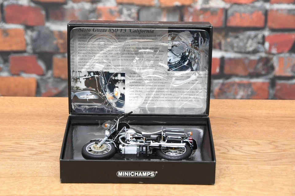 MINICHAMPS 122165100 Moto Guzzi 850 T3 California Motorrad Spiegel abgebrochen - Bild 2 von 4