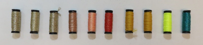 THREADS FOR STITCHING- 10  Kreinik #12 Braid (4)