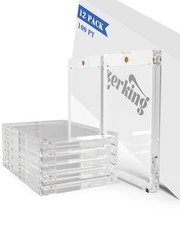 Magnetic Card Holders - 12 Pack, One Touch Holder for Trading, Baseball, Spor...