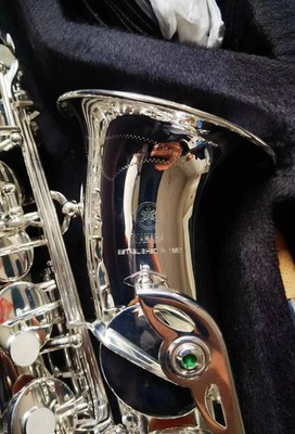 YA S-6 2 S Professional Alto Saxophone Silvering E-flat brass sax with case