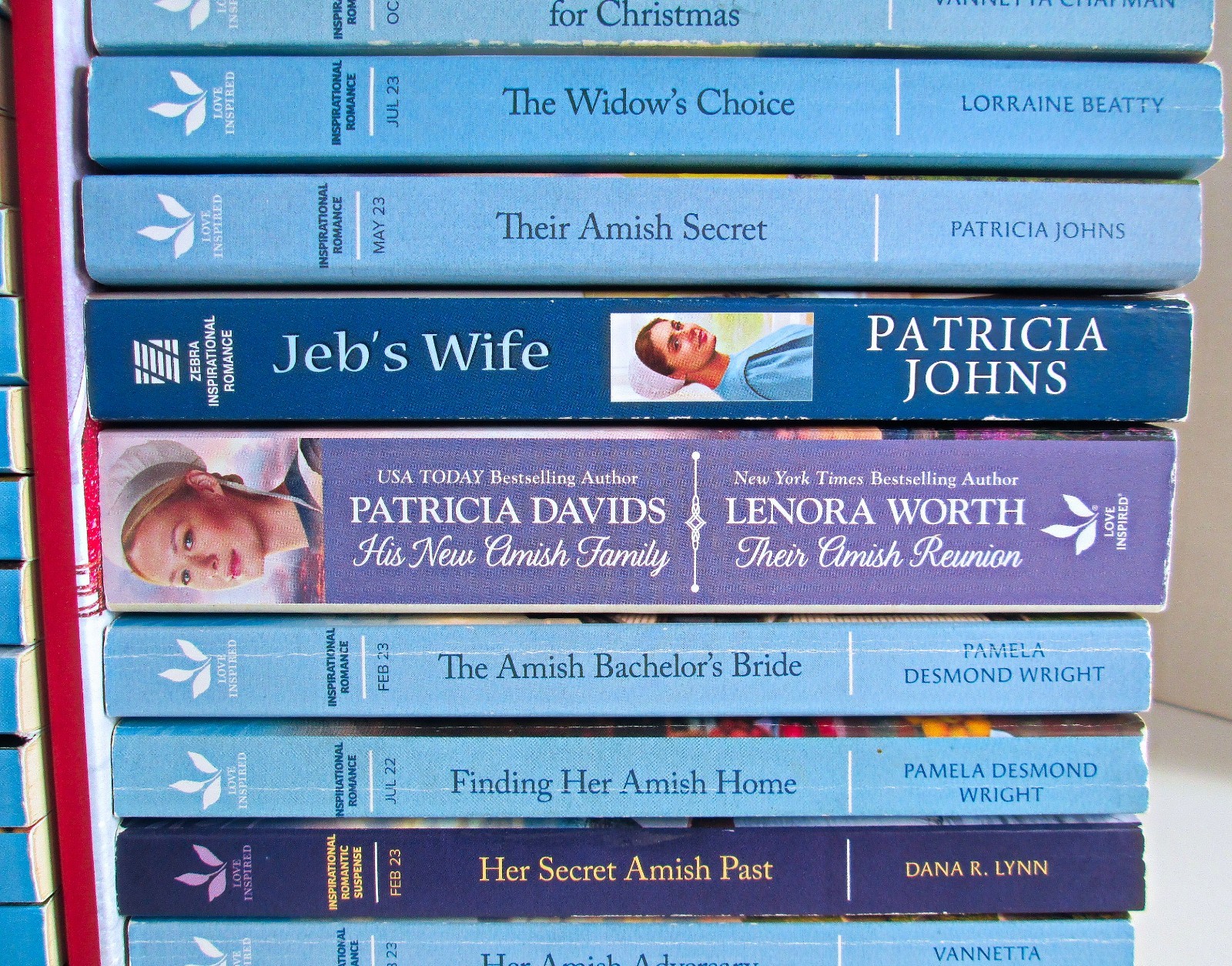 Amish Romance Love Inspired Inspirational + Others, Lot of 28, 2022-25 Paperback
