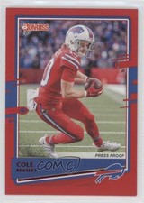 2020 Panini Donruss Press Proof Red Cole Beasley #43 07so