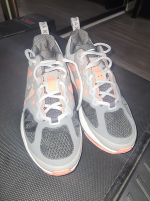 Nike Air Max Genome Youth Shoe Size 7Y Grey Black Bright Mango CZ4652 004 