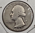 *SILVER* 1937-D  Washington Quarter - 90% Silver