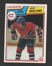 1983-84 O-Pee-Chee #193 MATS NASLUND ROOKIE MONTREAL CANADIENS CLEAN SHARP