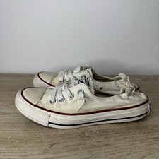 Converse Chuck Taylor Shoreline Sneaker White Canvas Low Top Womens Size 6.5