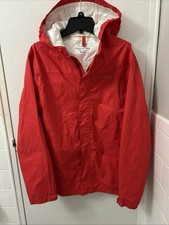 Vineyard Vines Rain Jacket Kids Sz XL 20 Red Full Zip YKK Windbreaker 2014