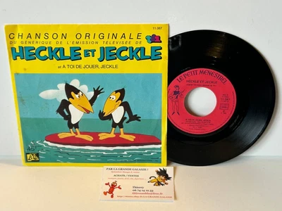45T Chanson Originale Heckle Et Jeckle Michel Barouille Carel Hernandez TF1 ADES - Photo 1/3
