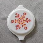 Pyrex Friendship Milk Glass 1 Qt Casserole Lid Only 20-C 34 Made in USA 1970s