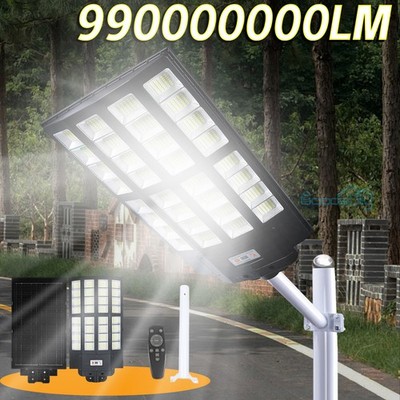 Commercial 99900000000LM 1120 LED Solar Street Light Outdoor Motion Sensor Lamp