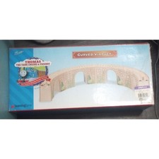 Copied - Thomas the Train Tree Bridge Curve Overpass Tunnel Wooden Railway z4