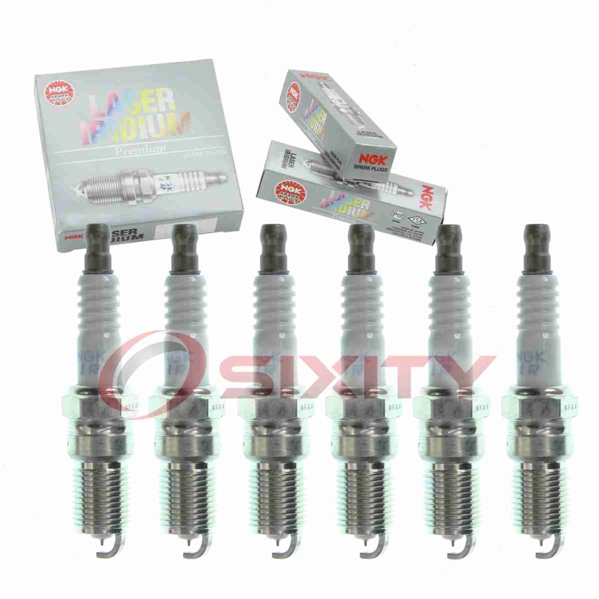 6 pc NGK Laser Iridium Spark Plugs for 2004-2005 Mercury Monterey 4.2L V6 nj
