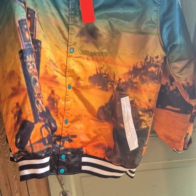 Hoodgean Classics Varsity Jacket Mad Max Fury Road Multicolor Graphic Print 4XL