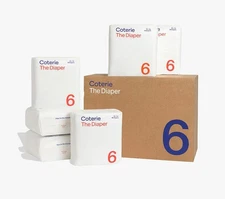 Coterie Ultra-Soft Diapers, 6-Pack-Size: 06 (35+ lbs)