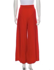 STELLA MCCARTNEY Wide Leg Dress Pants Poppy Red 38