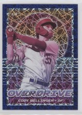 2021 Panini Chronicles Overdrive Blue Velocity Prizm Cody Bellinger #19 sq4