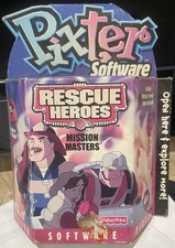 Fisher Price System Pixter Video Software Game Rescue Heroes Mission Masters