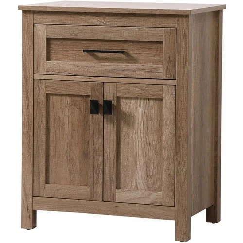 Elegant Lighting SC012430NT Adian Natural Oak Bathroom Storage Cabinet - Picture 3 of 11