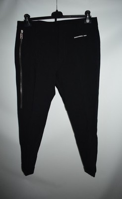Dsquared2 1964 Cigarette Pants Black Wool Blend IT 42 Women s Zip Detail Italy