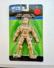 Army Soldier Stretchy Figure Stretchable Squishy Super Stretch Toy Action Hero