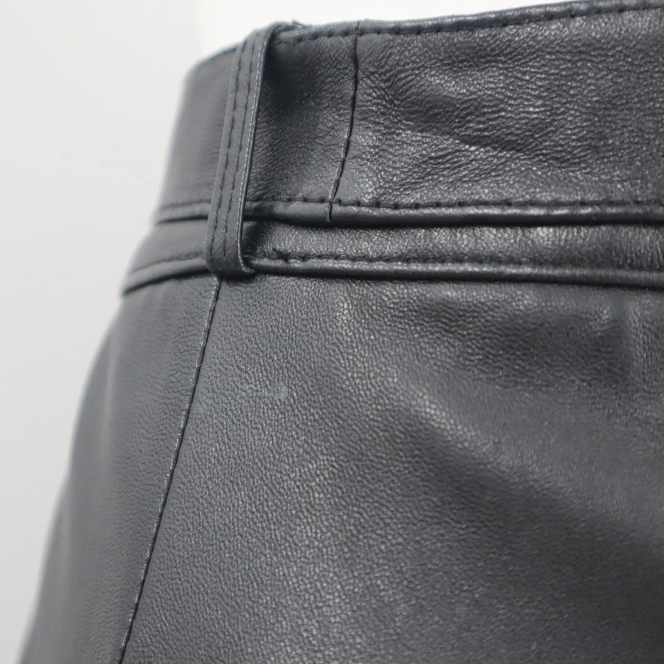 Lanvin винтажный кожаный подпоясанный карандаш юбка размер 38 - Изображение 4 из 4