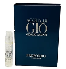 Giorgio Armani Acqua di Gio Profondo Men's EDP Spray Sample 1.2ml / 0.04oz New