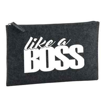 Kulturbeutel like a Boss Spruch Geschenkidee like a Boss Geschenk Präsent Mitbri