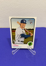 Josh Lowe 2022 Topps Heritage Rookie Card #303. rookie card picture