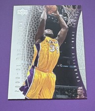 Upper Deck 2000-01 NBA Legends Shaquille O'Neal #81 Los Angeles Lakers