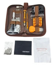 Eventronic Watch Repair Tool Kit, Brown, DIY Watch Repairs With Instruction