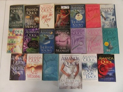 BIG Lot (20) AMANDA QUICK Historical Romance Books MYSTERY WOMAN Crystal Gardens