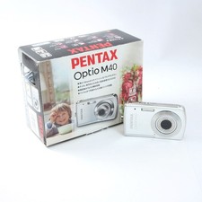 PENTAX Optio M40 Silver Compact Digital Camera Excellent Condition