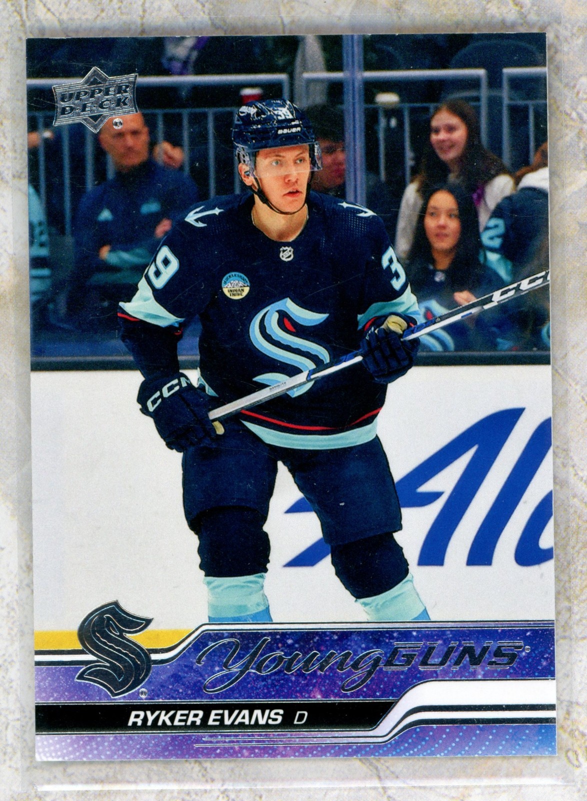 2023-24 Upper Deck Hockey Extended Series Young Guns YG #726 Ryker Evans