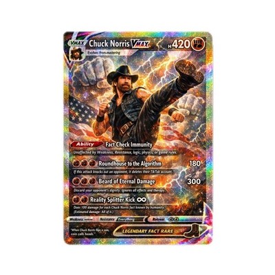 CHUCK NORRIS - Pokémon Trading Card