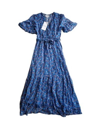 New Grace & Mila Blue Floral Dress Size S