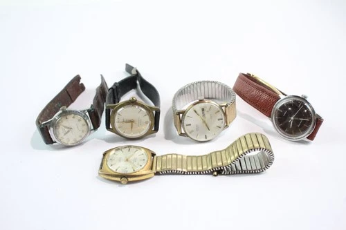 Vintage Mechanical Watches Montine Timex UNTESTED x 5