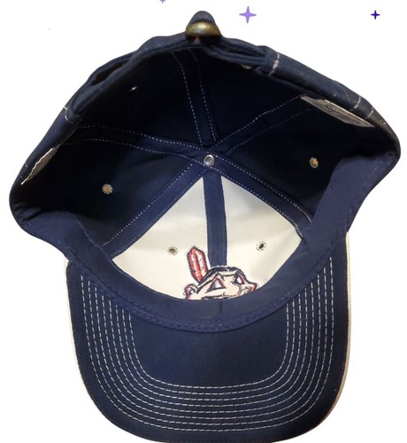 Ricamo Wahoo Capo Regolabile Firma Cleveland Indians Vintage - Foto 2 di 3