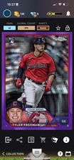 Topps Bunt Tyler Freeman Chrome Purple Sonar Iconic /275 [DIGITAL CARD]