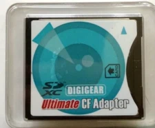 SD 3.0 SDHC SDXC to High-Speed Extreme CF Type II Adapter for 16/32/64/128 GB