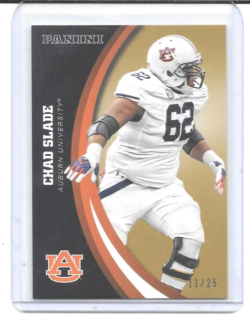 2016 Panini Collegiate Multi-Sport Auburn Gold #50 Chad Slade/25