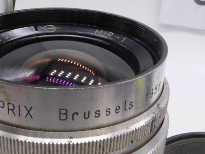 Objectif Mir-1 37mm f/2.8 Grand Prix de Brussels 1958