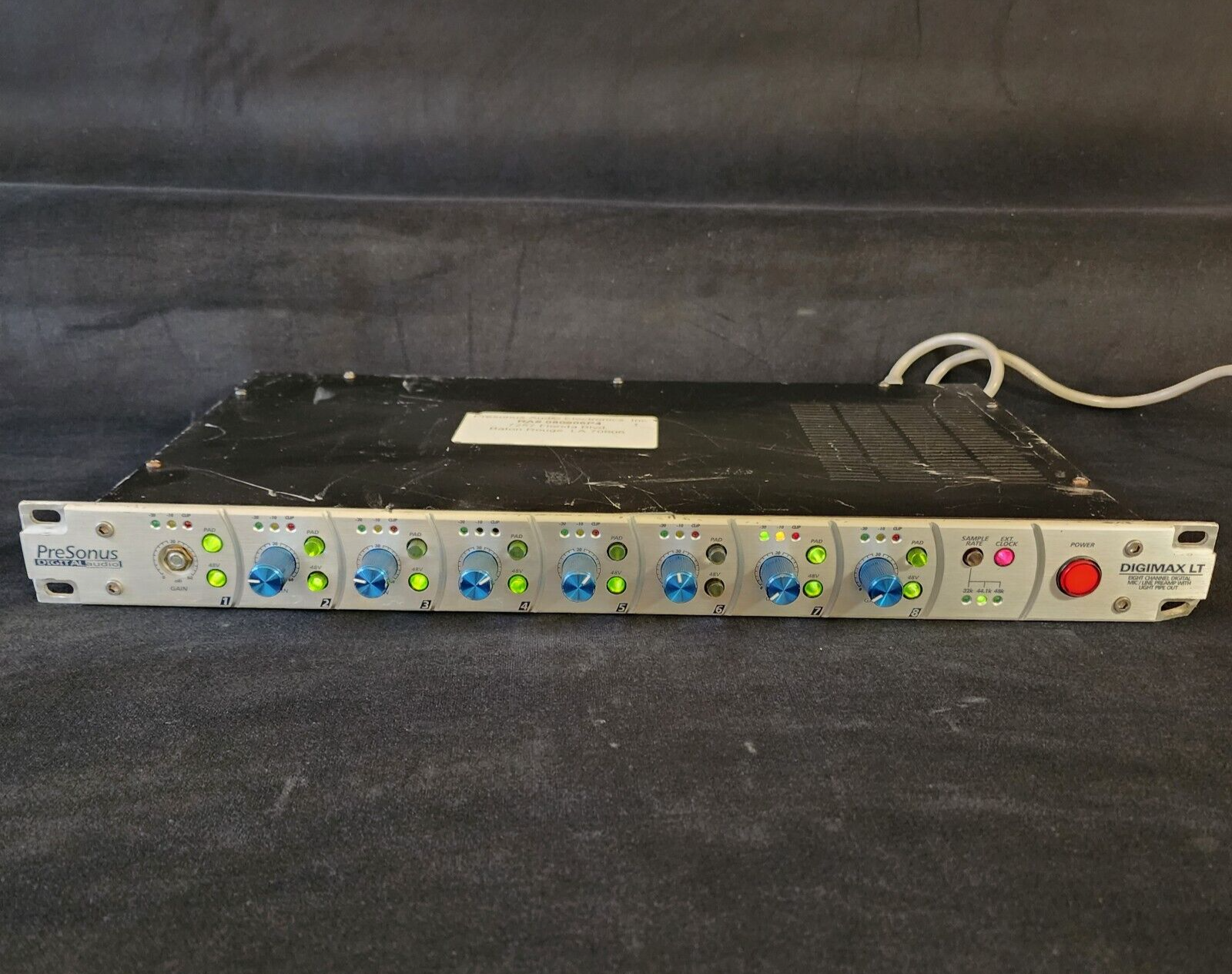 PreSonus Digital Audio DigiMax LT 8-Channel Mic Microphone Preamp PLEASE READ