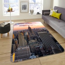 3D Tall City Build 03 Non Slip Rug Mat Room Mat Quality Elegant Carpet US Cobb