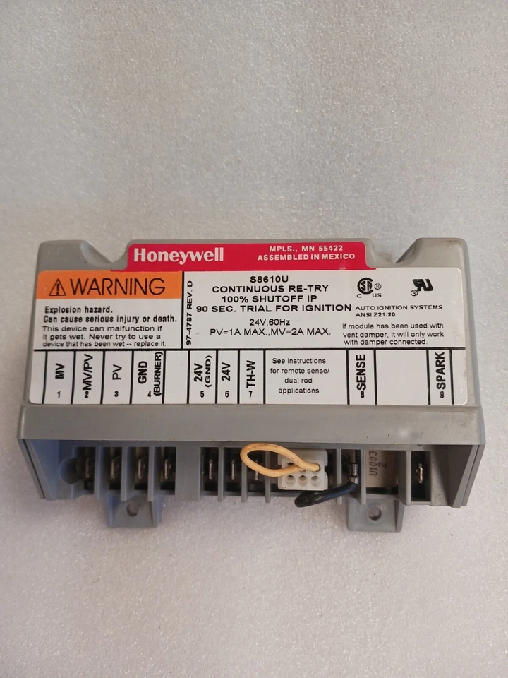  S861OU1003 HONEYWELL PILOT MODULE FREE SHIPPING (Y) - Image 2 of 4