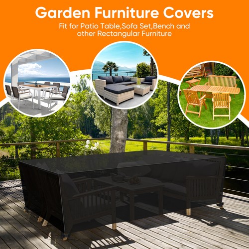 Heavy Duty Waterproof Garden Patio Furniture Cover Outdoor For Rattan Table Sofa - Picture 5 of 40