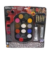 Rubies Super Value Family Makeup Kit Adults Unisex Face Paint Set Costume Party