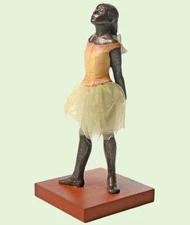 Edgar Degas Little Dancer of 14 Years Ballerina With Tutu Dress Sculpture 8-1/2