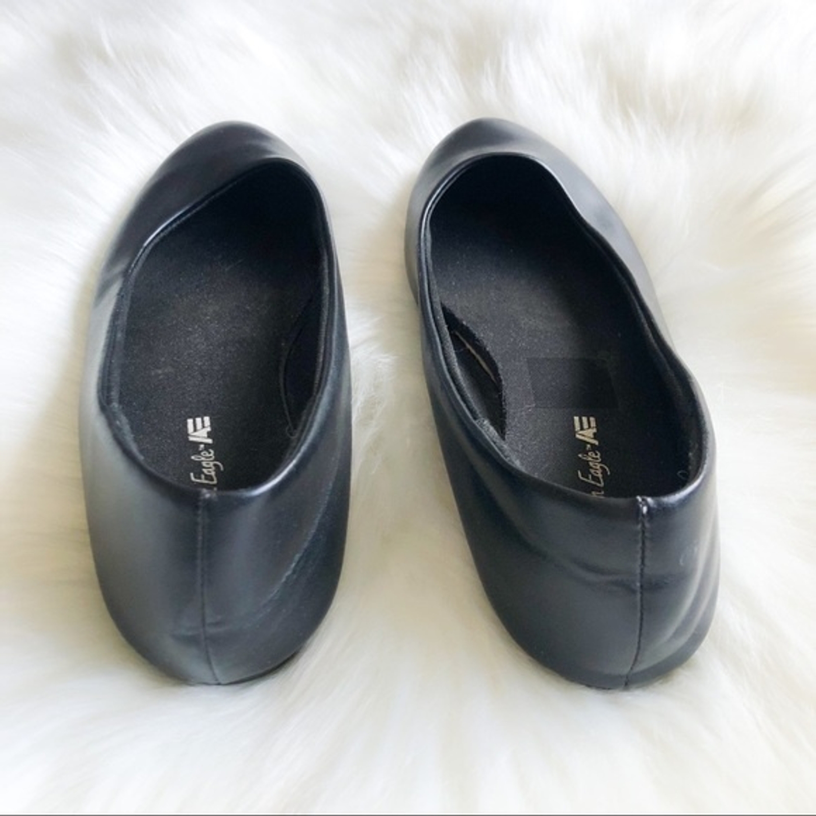 Black American Eagle by Payless Ballet Flats Gem