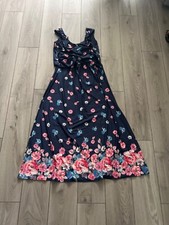 **SIZE 24 STUNNING DRESS FROM GEMMA COLLINS, NAVY WITH BRIGHT FLOWERS (1)**